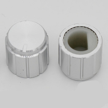 5 τμχ Πόμολα 10*10mm κράμα αλουμινίου Κουμπί ελέγχου όγκου πόμολα ποτενσιόμετρου Περιστροφικά πόμολα κωδικοποιητή για διάμετρο 6mm άξονα D