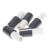 1/5/10 tk Muti-suurused alumiiniumplastist poolvõlli nupu potentsiomeetri pöördkodeerija helitugevuse lüliti nupp