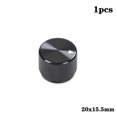 1/5/10 tk Muti-suurused alumiiniumplastist poolvõlli nupu potentsiomeetri pöördkodeerija helitugevuse lüliti nupp