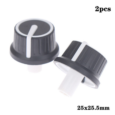 1/5/10 tk Muti-suurused alumiiniumplastist poolvõlli nupu potentsiomeetri pöördkodeerija helitugevuse lüliti nupp