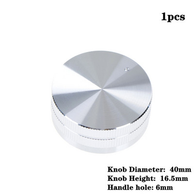 1/5/10 tk Muti-suurused alumiiniumplastist poolvõlli nupu potentsiomeetri pöördkodeerija helitugevuse lüliti nupp