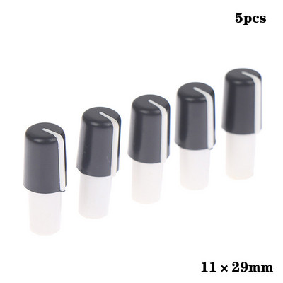 1/5/10 tk Muti-suurused alumiiniumplastist poolvõlli nupu potentsiomeetri pöördkodeerija helitugevuse lüliti nupp