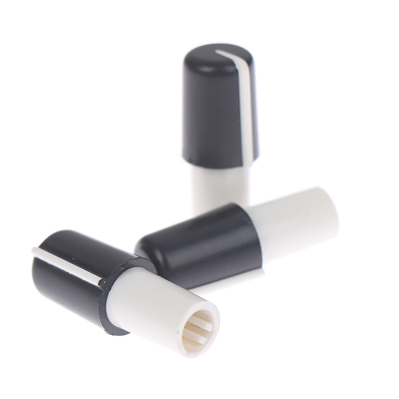 1/5/10 tk Muti-suurused alumiiniumplastist poolvõlli nupu potentsiomeetri pöördkodeerija helitugevuse lüliti nupp