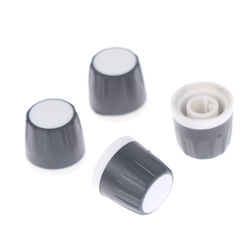 1/5/10 tk Muti-suurused alumiiniumplastist poolvõlli nupu potentsiomeetri pöördkodeerija helitugevuse lüliti nupp