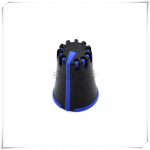 10 komada Promjer gumba za podešavanje miksera 12,5 mm Visina 17 mm Plastična kapica gumba 270 stupnjeva Unutarnja rupa u obliku slova D 6 mm