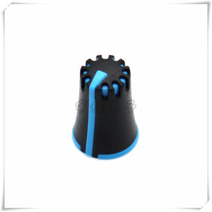 10 komada Promjer gumba za podešavanje miksera 12,5 mm Visina 17 mm Plastična kapica gumba 270 stupnjeva Unutarnja rupa u obliku slova D 6 mm