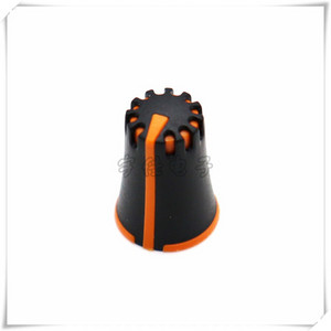 10 komada Promjer gumba za podešavanje miksera 12,5 mm Visina 17 mm Plastična kapica gumba 270 stupnjeva Unutarnja rupa u obliku slova D 6 mm