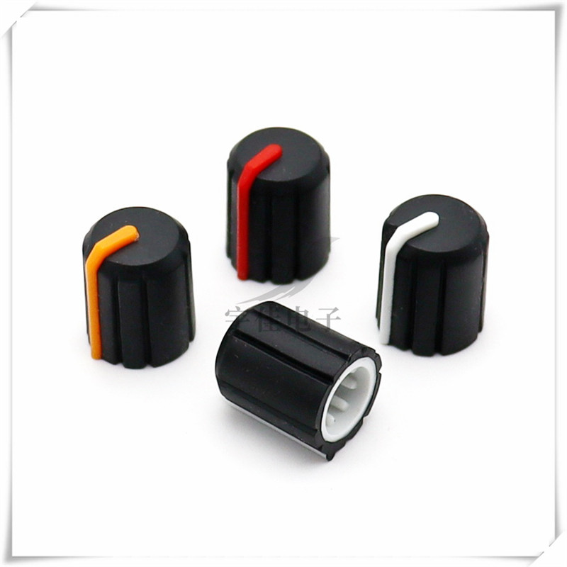 10 osa pehmest kummist nupukorgi läbimõõt 11,5 mm kõrgus 14 mm potentsiomeetri kodeerija nupp lillekujuline sisemine auk 6 mm