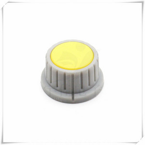 2 tükki plastikust lillevõlli nupu läbimõõt 28 mm kõrgus 15,5 mm potentsiomeetri kodeerija nupp hammasratta kujuga sisemine auk 6 mm