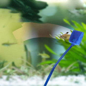 Четки за почистване на аквариумни рибки Стъклени растения Плаващ чист прозорец Скрепер за водорасли Висококачествена гъба Аксесоари Инструменти