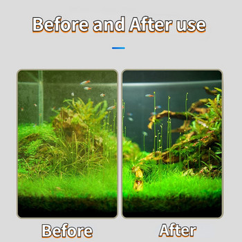 Четки за почистване на аквариумни рибки Стъклени растения Плаващ чист прозорец Скрепер за водорасли Висококачествена гъба Аксесоари Инструменти
