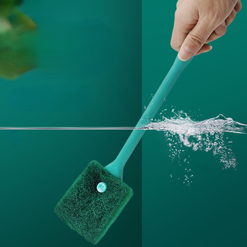 Perii de curățare a rezervoarelor de pești de acvariu, plante de sticlă, fereastră plutitoare, curată, racletă de alge, accesorii pentru burete de înaltă calitate.