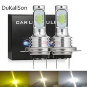 2Gb LED CSP Mini priekšējo lukturu lampas automašīnām Priekšējo lukturu spuldzes H4 H7 H3 H8 H11 miglas lukturis HB3 9005 HB4 4300K 8000K 3000K Auto 12V 24V