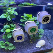 Ενυδρείο Magnetic Brush Glass Floating Algae Mini Magnetic Brush Μικρή βούρτσα γυαλιού διπλής όψης Τεχνούργημα καθαρισμού άλγης