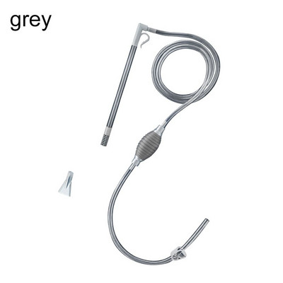 Tartós kézi hordozható szűrőszifon tömlővel, akvárium vízcserélő akváriumtisztító vízváltó szivattyú