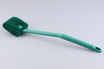 Инструмент за почистване на аквариум висококачествена пластмасова четка за почистване на аквариум зелена и синя двустранна гъба инструмент за почистване на растения