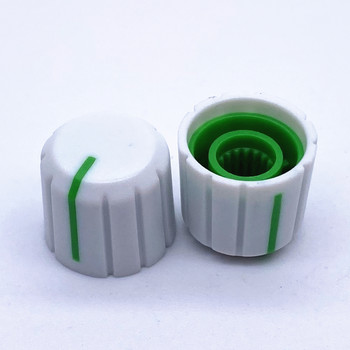 10 бр. 15*13 мм пластмаса за въртящ се конусен отвор на потенциометъра 6 мм копче