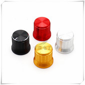 1 db alumínium gombsapka átmérő 17 mm magasság 16 mm potenciométer jeladó gomb 180 fok D belső furat 6 mm