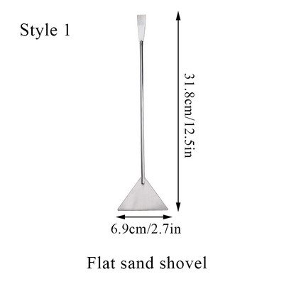 Ανοξείδωτη δεξαμενή προμήθειες φυτά Φτυάρια Ενυδρείο ψαλίδι τσιμπιδάκια καθαριστικό ψαλίδι Hard wave Fish Aquarium Accessories