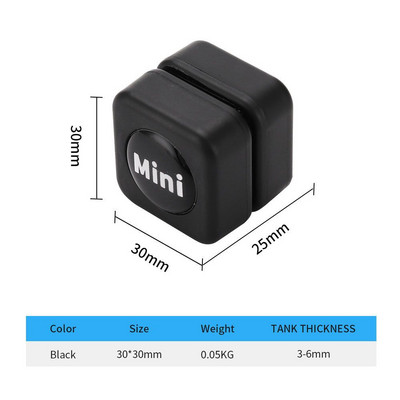 Mini rezervor de pește, perie magnetică, formă pătrată, aspirație puternică, îndepărtarea algelor, instrument de curățare a sticlei, accesoriu pentru acvariu