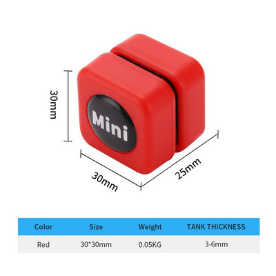 Mini rezervor de pește, perie magnetică, formă pătrată, aspirație puternică, îndepărtarea algelor, instrument de curățare a sticlei, accesoriu pentru acvariu