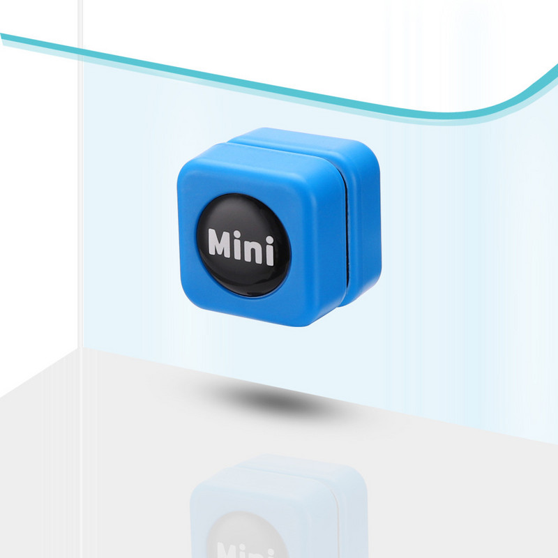Mini rezervor de pește, perie magnetică, formă pătrată, aspirație puternică, îndepărtarea algelor, instrument de curățare a sticlei, accesoriu pentru acvariu