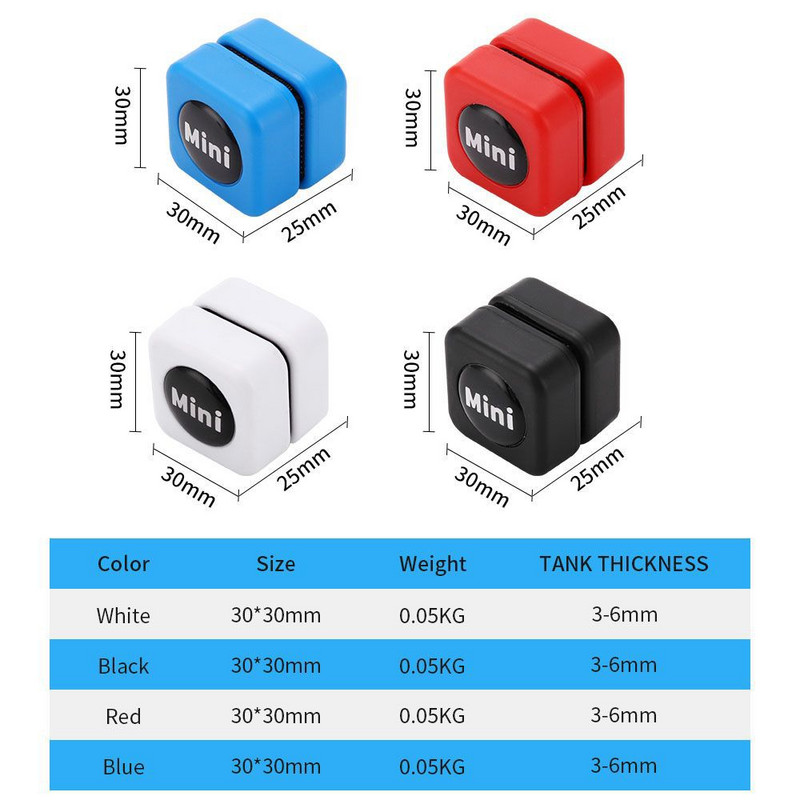 Mini rezervor de pește, perie magnetică, formă pătrată, aspirație puternică, îndepărtarea algelor, instrument de curățare a sticlei, accesoriu pentru acvariu