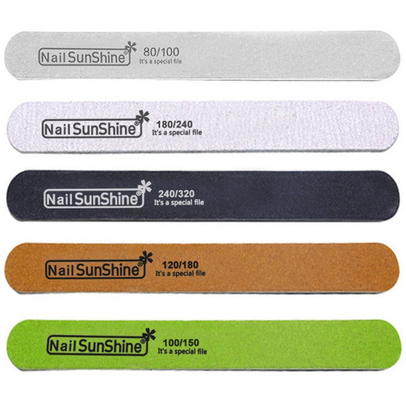 5tk/komplekt Küüneviil Küünelihvimine 80/100-100/150-120/180-240-320 Küünte silumine Poleerimisvahendid Professionaalne maniküür