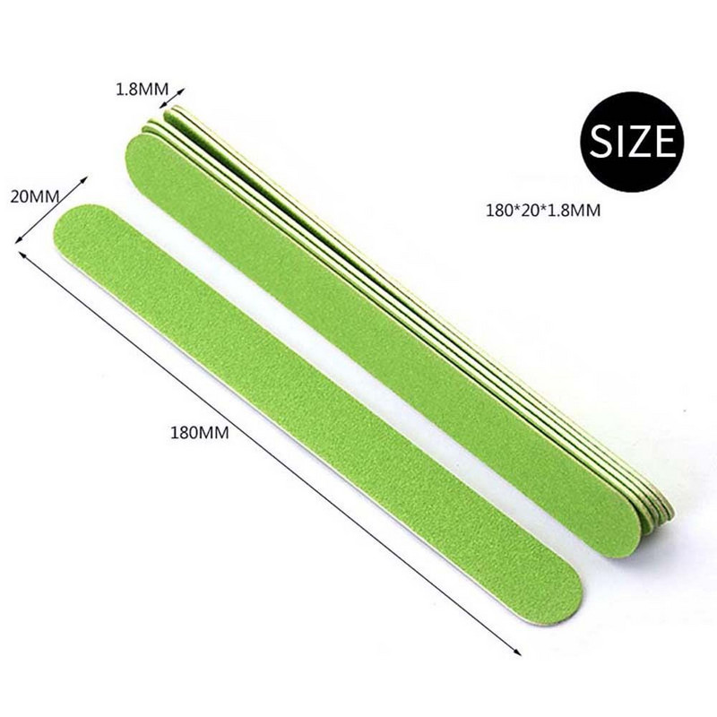 5tk/komplekt Küüneviil Küünelihvimine 80/100-100/150-120/180-240-320 Küünte silumine Poleerimisvahendid Professionaalne maniküür