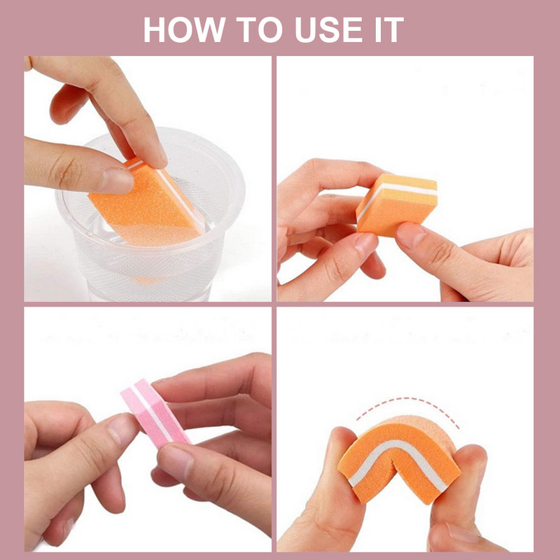 20 τεμ. Λίμες λείανσης Mini Buffing Colorful Block Pedicure Manicure Care Nail Art Buffer 1*bag Nail Art Tips Manicure Pedicure &^