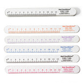 10Pcs/Lot Raznobojno ravnalo Turpije za nokte Brusni papir za drvo Brusni papir za nokte Turpija za nokte Pufer za poliranje Periva limeta a angle Profesionalna manikura