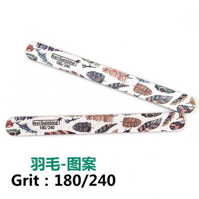 10Pcs/Lot Raznobojno ravnalo Turpije za nokte Brusni papir za drvo Brusni papir za nokte Turpija za nokte Pufer za poliranje Periva limeta a angle Profesionalna manikura