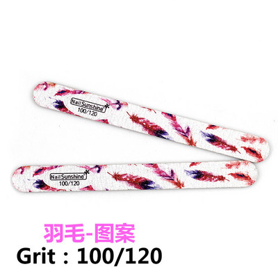 10Pcs/Lot Raznobojno ravnalo Turpije za nokte Brusni papir za drvo Brusni papir za nokte Turpija za nokte Pufer za poliranje Periva limeta a angle Profesionalna manikura