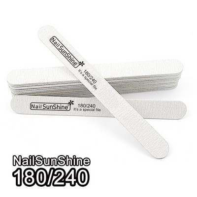 10Pcs/Lot Raznobojno ravnalo Turpije za nokte Brusni papir za drvo Brusni papir za nokte Turpija za nokte Pufer za poliranje Periva limeta a angle Profesionalna manikura