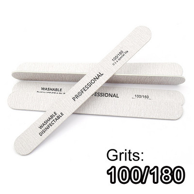 10Pcs/Lot Raznobojno ravnalo Turpije za nokte Brusni papir za drvo Brusni papir za nokte Turpija za nokte Pufer za poliranje Periva limeta a angle Profesionalna manikura