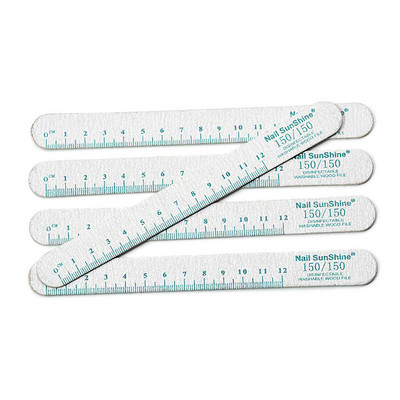 10Pcs/Lot Raznobojno ravnalo Turpije za nokte Brusni papir za drvo Brusni papir za nokte Turpija za nokte Pufer za poliranje Periva limeta a angle Profesionalna manikura