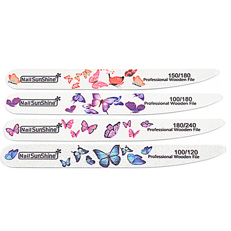 1/5 vnt Profesionalūs nagų poliravimo įrankiai Daugkartiniai nagų formavimo įrankiai Buffing Plaunami Lime A Ongle manikiūro įrankiai