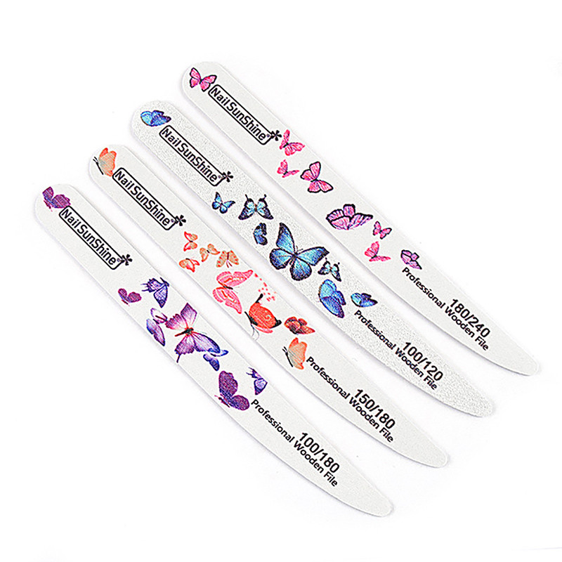 1/5 vnt Profesionalūs nagų poliravimo įrankiai Daugkartiniai nagų formavimo įrankiai Buffing Plaunami Lime A Ongle manikiūro įrankiai