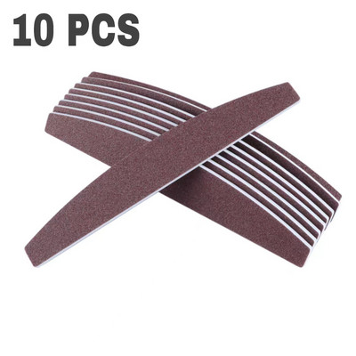 Turpija za nokte 100/180 Profesionalni brusni papir Half Moon Polish Buffer Block Nails Dodaci za manikuru Lime a Ongle Nail tool