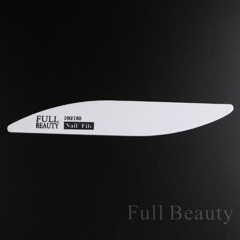 5 tk Professionaalsed küüneviilid Half Moon Double Side 100/180 liivapaberiga trimmer lubjapuhver küünte tarvikud ja tööriistad LA1535