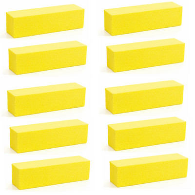 Γυάλισμα λίμες λείανσης Block Pedicure Manicure Care Nail Art Buffer Polish White File Nail Art Tips μανικιούρ πεντικιούρ