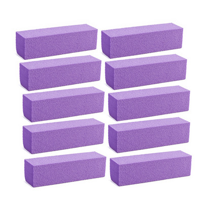 Γυάλισμα λίμες λείανσης Block Pedicure Manicure Care Nail Art Buffer Polish White File Nail Art Tips μανικιούρ πεντικιούρ