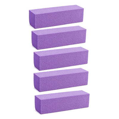 Γυάλισμα λίμες λείανσης Block Pedicure Manicure Care Nail Art Buffer Polish White File Nail Art Tips μανικιούρ πεντικιούρ