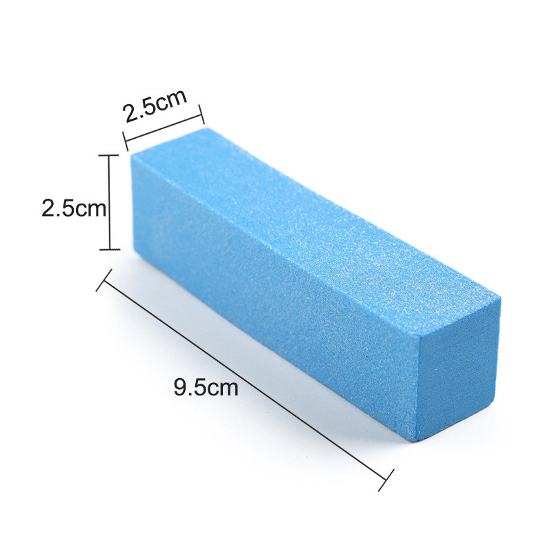 Γυάλισμα λίμες λείανσης Block Pedicure Manicure Care Nail Art Buffer Polish White File Nail Art Tips μανικιούρ πεντικιούρ