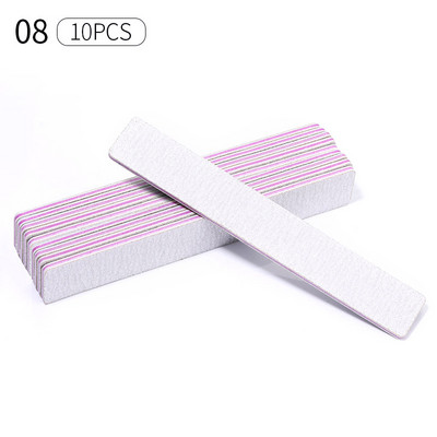 5/10 buc. Pile profesionale pentru unghii 100/180 Hârtie abrazivă șlefuit Pile de lustruit Echipament pentru unghii Tampon pentru manichiură Instrumente pentru arta unghiilor