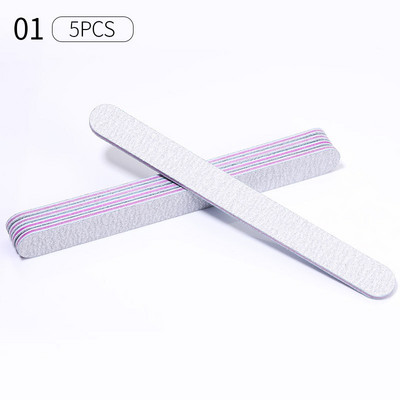 5/10 buc. Pile profesionale pentru unghii 100/180 Hârtie abrazivă șlefuit Pile de lustruit Echipament pentru unghii Tampon pentru manichiură Instrumente pentru arta unghiilor