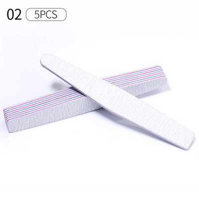 5/10 buc. Pile profesionale pentru unghii 100/180 Hârtie abrazivă șlefuit Pile de lustruit Echipament pentru unghii Tampon pentru manichiură Instrumente pentru arta unghiilor