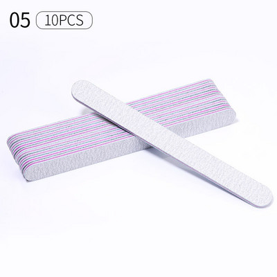 5/10 buc. Pile profesionale pentru unghii 100/180 Hârtie abrazivă șlefuit Pile de lustruit Echipament pentru unghii Tampon pentru manichiură Instrumente pentru arta unghiilor