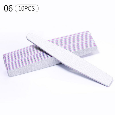 5/10 buc. Pile profesionale pentru unghii 100/180 Hârtie abrazivă șlefuit Pile de lustruit Echipament pentru unghii Tampon pentru manichiură Instrumente pentru arta unghiilor