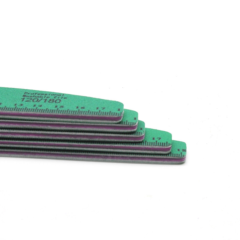 3/5 db KörömdíszreszelőPprofesszionális anyagú köröm kiegészítők és szerszám 120/180 műanyag polírozó reszelő, erős vastag manikűrhöz